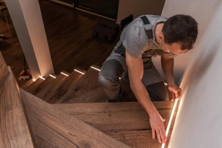 Comment un &eacute;clairage LED peut sublimer votre escalier ?